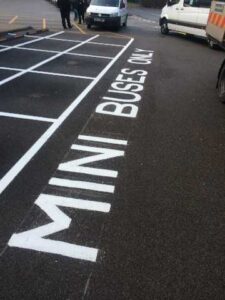 Road line marking services Central England