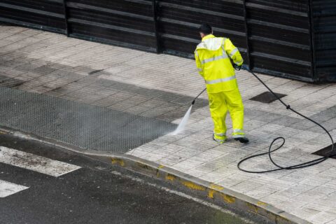 line marking removal Toseland