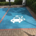 Electric Car Charging Bay Marking company near me in North Newington
